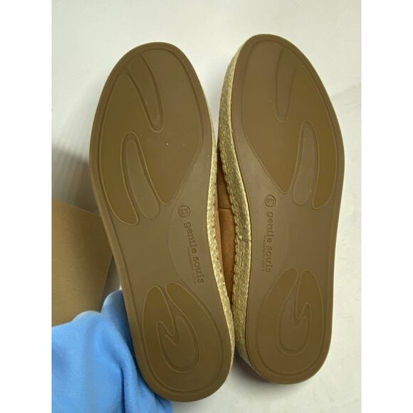 Kenneth Cole Gentle Souls Rory Leather Espadrilles Brown BRAND NEW Women's 9M - Picture 9 of 12